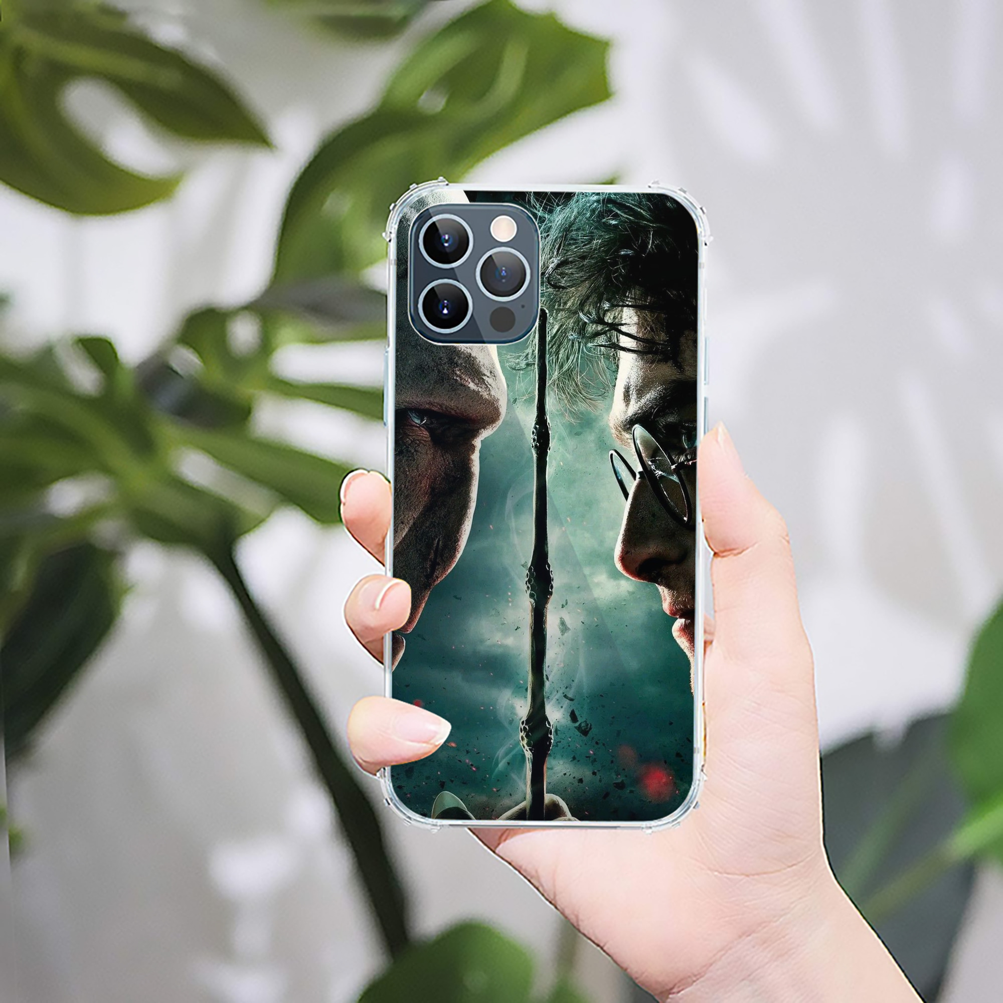 （画像用） Harry Potter ハリー・ポッターシリーズ 【iPhone 12シリーズ対応】透明スマホケース（クリアソフトケース）